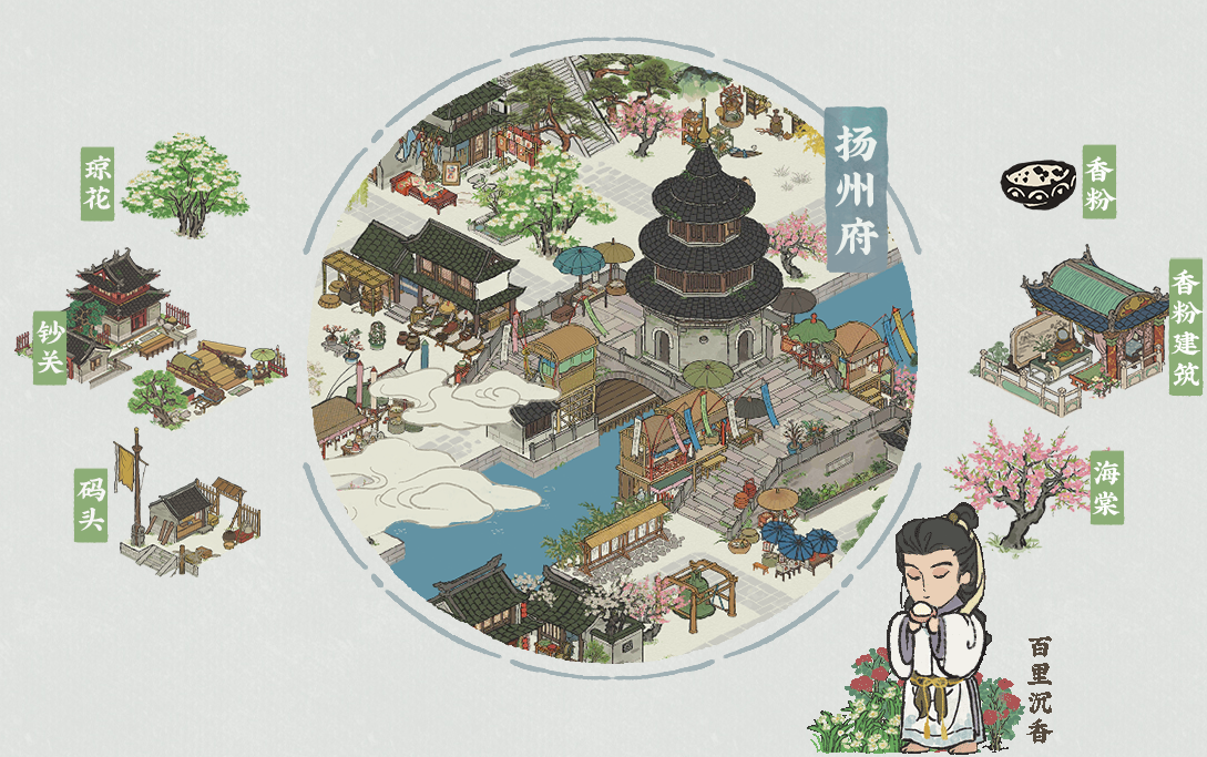 《江南百景图》手游——扬州府简介